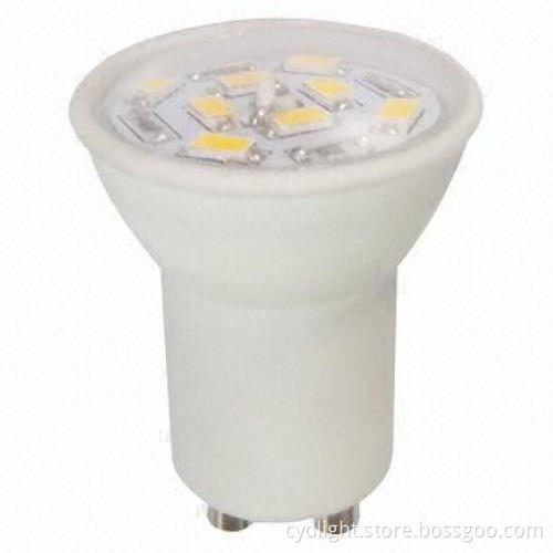 Mini GU10 5630 spotlight, 230V, 3W, 250lm, 35W replacement, Ra80, ceramic